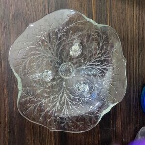 Lancaster Glass 3 Footed Bowl
